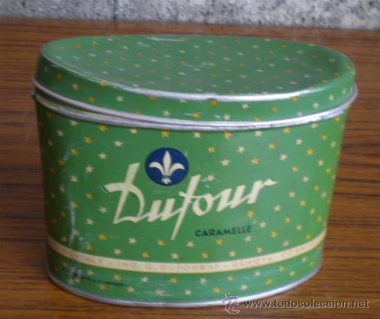 Boxes and metal boxes: caja chapa ... Caramelle DUFOUR .. Made In Italy
