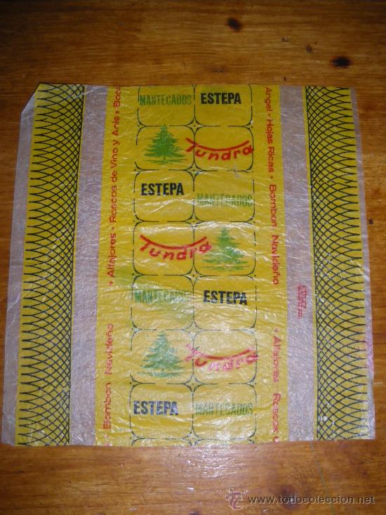 Cajas y cajitas met&aacute;licas: ENVOLTORIO DE MANTECADOS TUNDRA ESTEPA.