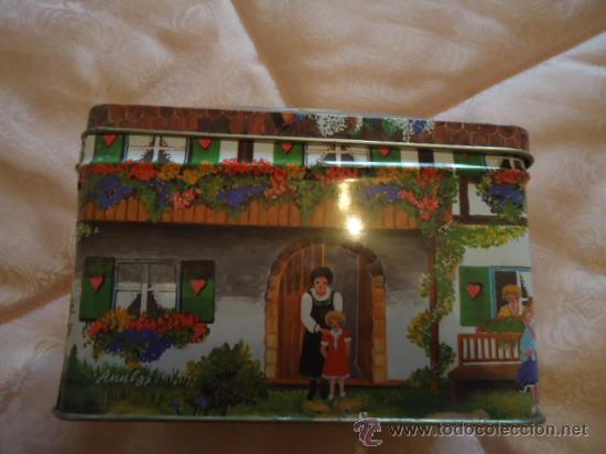 Cajas y cajitas met&aacute;licas: CAJA, JOYERO, ENVASE,CARAMELOS, CASA, METALICA, CHAPA, HOJALATA, ANTIGUA