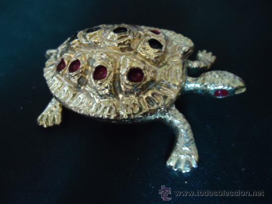 Boxes and metal boxes: PRECIOSA CAJITA, PASTILLERO, TORTUGA EN BRONCE, ORIGINAL DE PORTUGAL