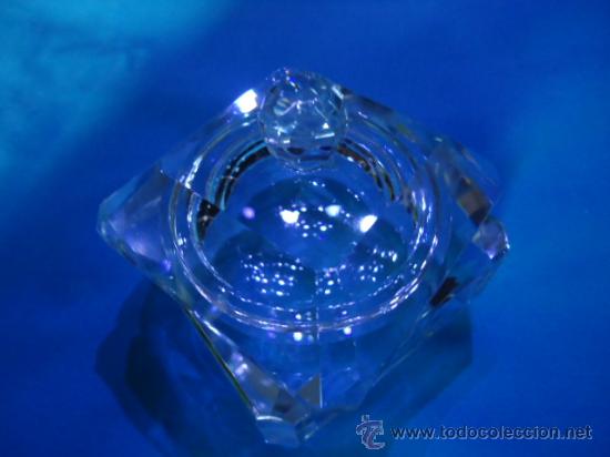 Cajas y cajitas met&aacute;licas: PRECIOSA CAJA, CAJITA, JOYERO, EN CRISTAL, CUADRADA