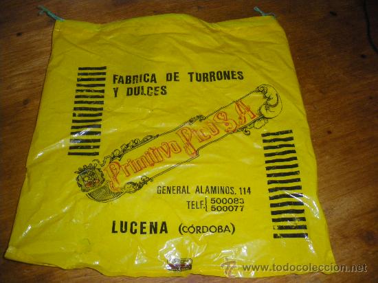 Cajas y cajitas met&aacute;licas: FABRICA DE TURRONES Y DULCES PRIMITIVO PICO, LUCENA CORDOBA.
