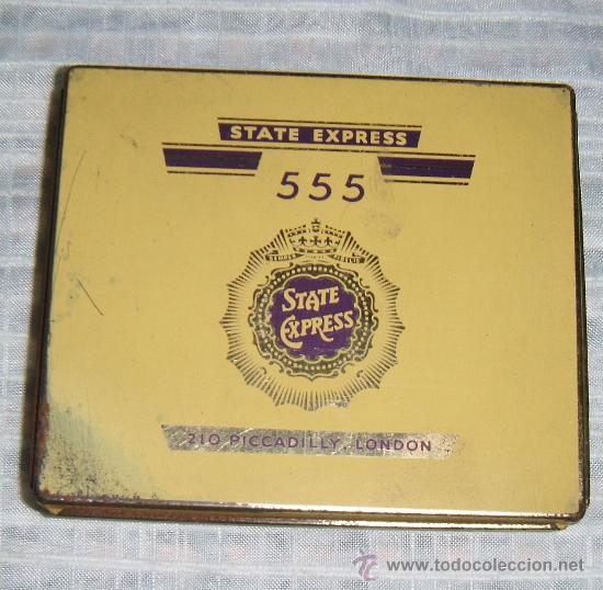 Casse e cassette metalliche: caja metalica de tabaco state expres 555