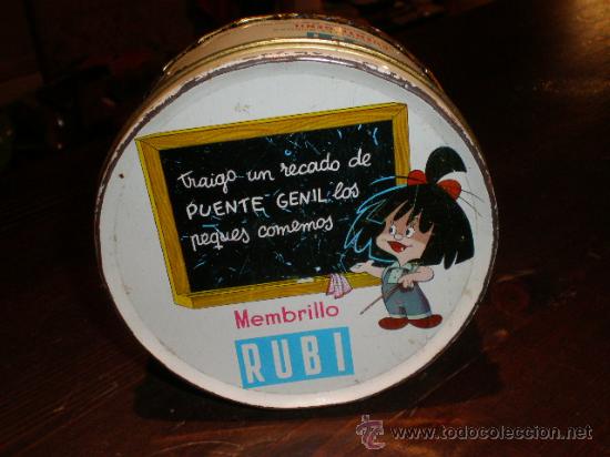 Blechdosen und Kisten: ANTIGUA LATA DE MEMBRILLO RIBI - TELERIN
