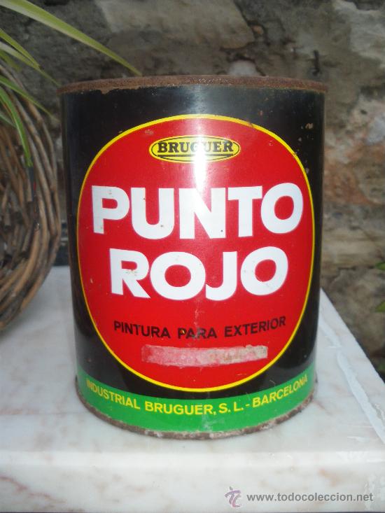 Blechdosen und Kisten: BRUGUER, PUNTO ROJO. PINTURA PARA EXTERIOR.