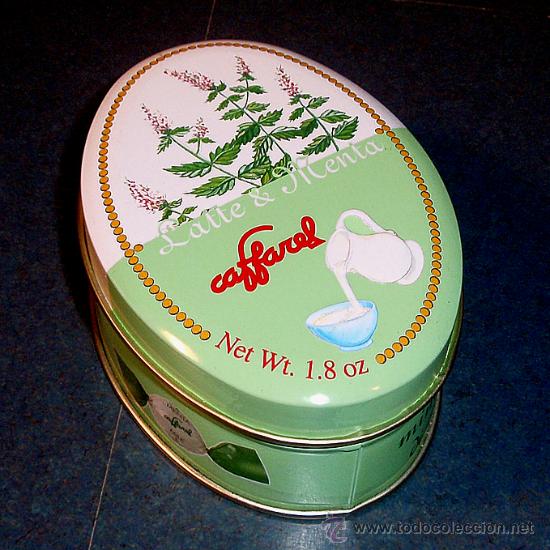 Cajas y cajitas met&aacute;licas: Caja / Lata de Pastillas CAFFAREL - Foto 1