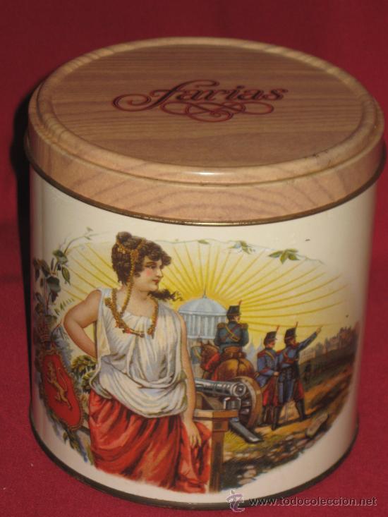 Boxes and metal boxes: LATA DE PUROS FARIAS CON BONITA DECORACION