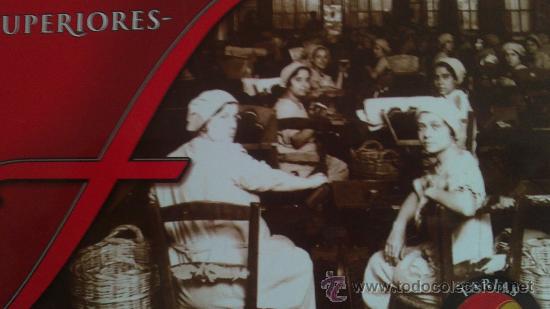 Boxes and metal boxes: ORIGINAL CAJA DE FARIAS(SUPERIORES)MUJERES LABORANDO TABACO EN FABRICA..EDICION LIMITADA
