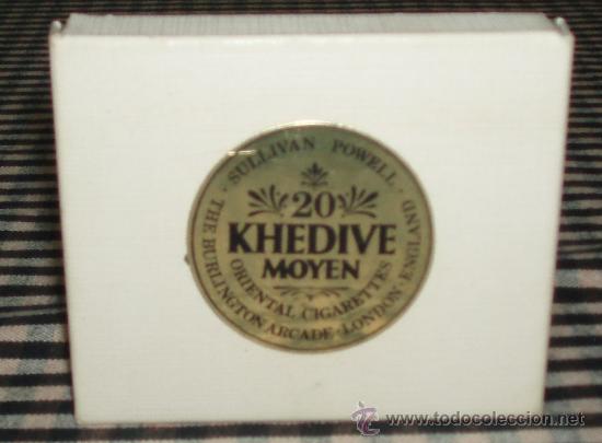Casse e cassette metalliche: caja de cigarrillos sullivan powell khedive moyen oriental cigarettes