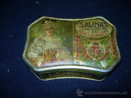 Cajas y cajitas met&aacute;licas: Caja salinas alcala de henares