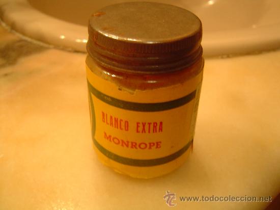 Cajas y cajitas met&aacute;licas: Viejo Bote caja blanco extra MONROPE-----Zapatero