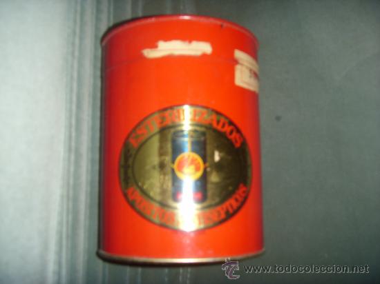 Cajas y cajitas met&aacute;licas: ANTIGUA CAJA METALICA REDONDA DE FARMACIA, GASAS.
