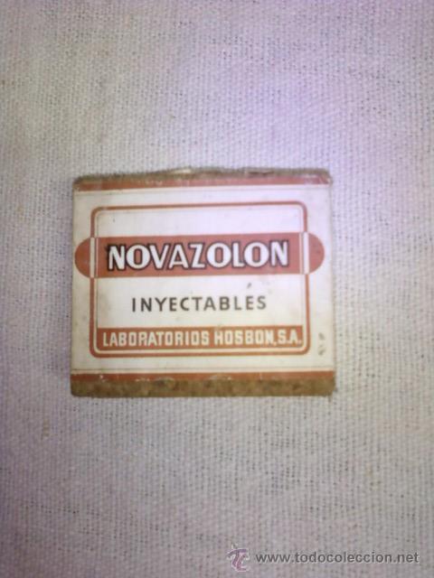 Cajas y cajitas met&aacute;licas: CAJA  CORCHO CON INYECTABLES NOVAZOLON - Foto 1