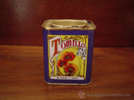 Boxes and metal boxes: Bonita caja o bote de Tomillo