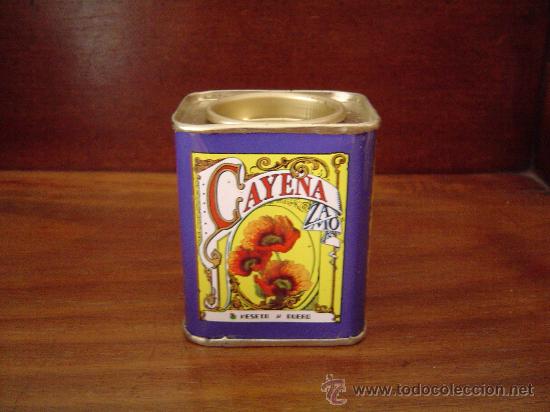 Cajas y cajitas met&aacute;licas: Bonita caja o bote de Cayena