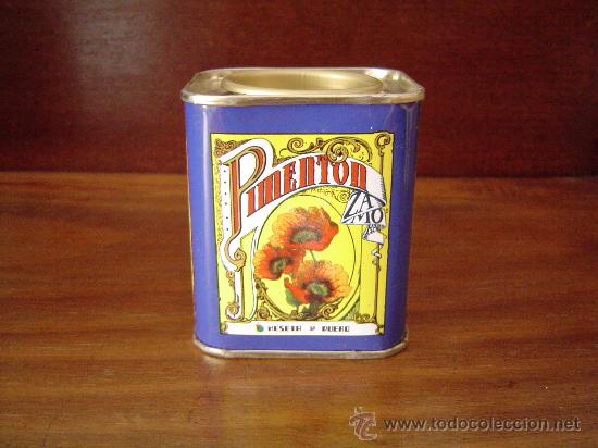 Blechdosen und Kisten: Bonita caja o bote de Pimienton