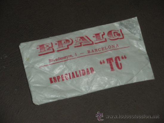 Boxes and metal boxes: HARINA VITAL COMPLEMENTARIA EPAIG. PROHIBIDA EN ALIMENTACION EN 1951.
