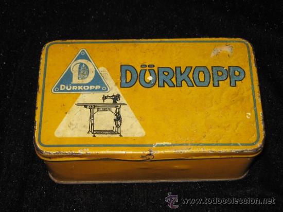 Boxes and metal boxes: CAJITA METALICA - D&Uuml;RKOPP - MAQUINAS DE COSER