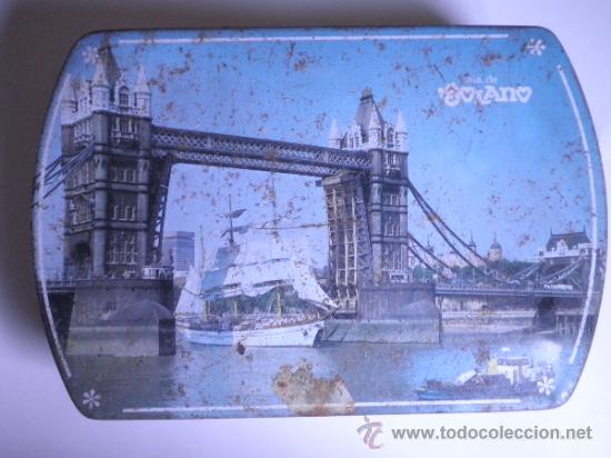 Bo&icirc;tes et petites bo&icirc;tes m&eacute;talliques: CAJA METAL PUENTE DE LONDRES VDA. DE SOLANO