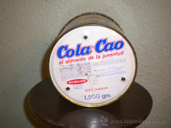 Cajas y cajitas met&aacute;licas: Caja redonda de Cola Cao - Foto 1