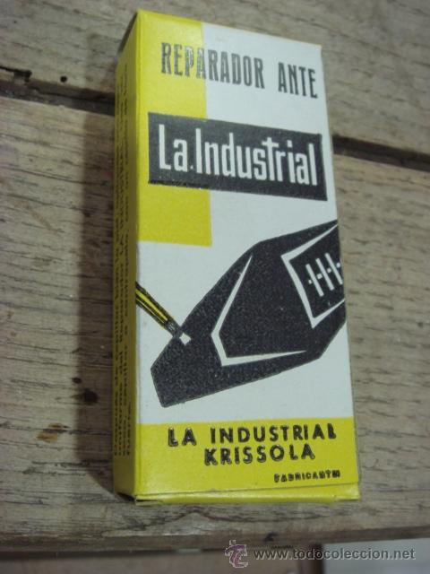 Cajas y cajitas met&aacute;licas: ANTIGUA CAJA DE CARTON - LA INDUSTRIAL KRISSOLA DE SARRIA (LUGO)