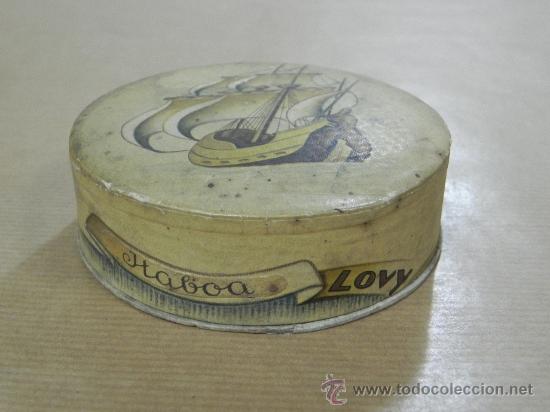 Caixas e caixinhas met&aacute;licas: ANTIGUA CAJA DE CARTON DE POLVOS HABOA, DE PERFUMERIA LOVY, VALENCIA, CONTIENE EL MAQUILLAJE, MIDE 9