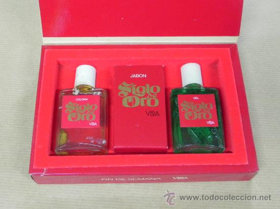 Blechdosen und Kisten: ANTIGUA CAJA DE CARTON CON PUBLICIDAD DE SIGLO DE ORO, COLONIA, JABON Y GEL, ESTUCHE DE FIN DE SEMAN