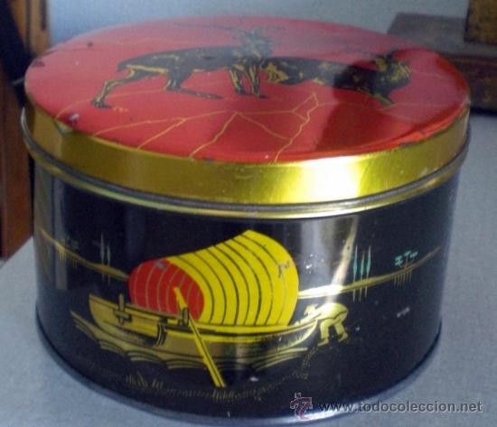 Bo&icirc;tes et petites bo&icirc;tes m&eacute;talliques: CAJA REDONDA DE ESPECIAS.
