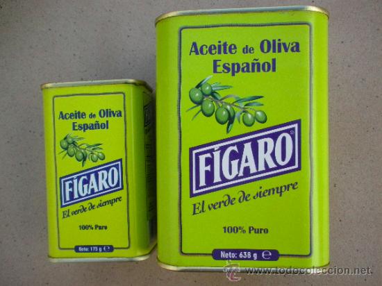 Cajas y cajitas met&aacute;licas: dos latas sin tapas de aceite elosua - Foto 1