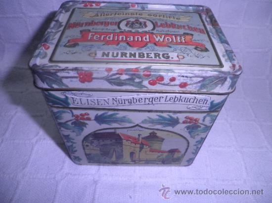Bo&icirc;tes et petites bo&icirc;tes m&eacute;talliques: CAJA DE METAL ELISEN N&Uuml;RNBERGER LEBRUCHEN