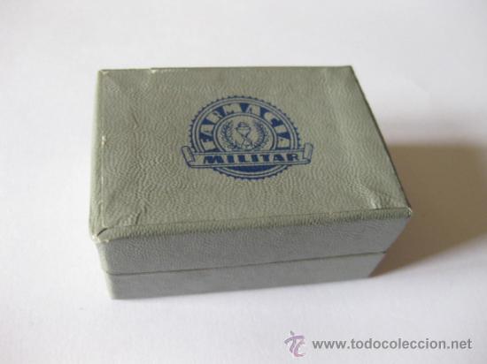 Cajas y cajitas met&aacute;licas: PEQUE&Ntilde;A CAJA DE CARTON DE FARMACIA MILITAR