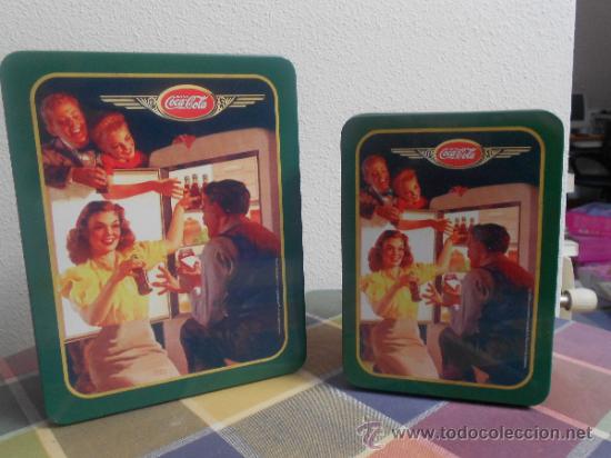 Cajas y cajitas met&aacute;licas: 2LATAS DE PUBLICIDAD DE COCA COLA - Foto 1