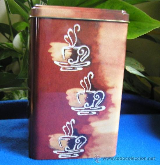 Casse e cassette metalliche: CAJA MET&Aacute;LICA HOJALATA PARA CAF&Eacute; CREO QUE ES DE PROPAGANDA NESCAF&Eacute; PERO NO LLEVA NING&Uacute;N LOGO