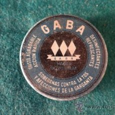 Cajas y cajitas metálicas: GABA TABLETAS - LABORATORIOS VILA - ZARAGOZA - CAJA LATA FARMACIA - 1921 -
