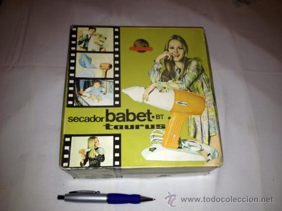 Cajas y cajitas met&aacute;licas: CAJA DE SECADOR &rdquo;TAURUS BABET-BT&rdquo; A&Ntilde;O 1970.