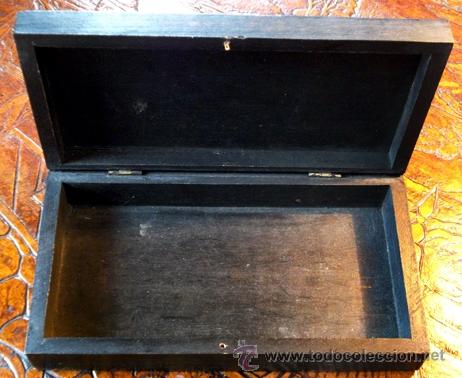 Cajas y cajitas met&aacute;licas: CURIOSA CAJA DE MADERA PINTADA. AVES - Foto 6