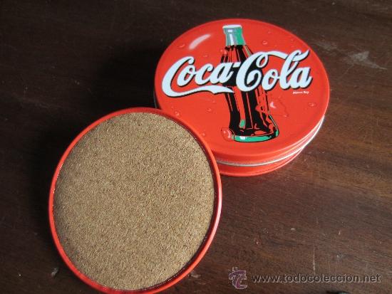 Cajas y cajitas met&aacute;licas: caja posavasos cocacola - Foto 2