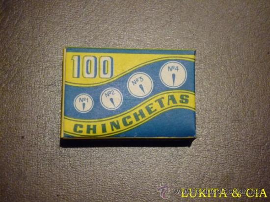 Casse e cassette metalliche: ANTIGUA CAJA DE CHINCHETAS - N&ordm; 3.
