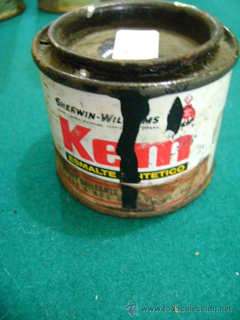 Blechdosen und Kisten: Bote de pintura o esmalte Kem de Sherwin-Williams, 1/16 litro