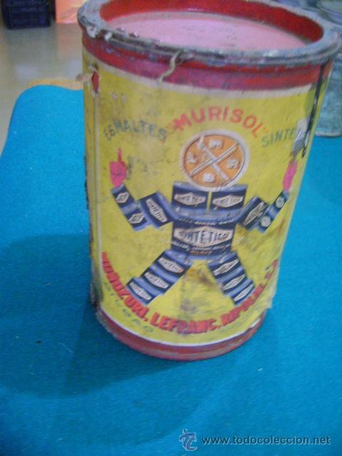 Blechdosen und Kisten: Bote de esmalte sint&eacute;tico Murisol, Bilbao.