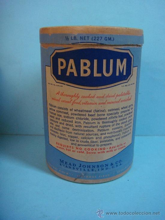 Pablum Invention antiguo bote de pablum. mead jhonson. 1930. caj - Comprar Cajas ...