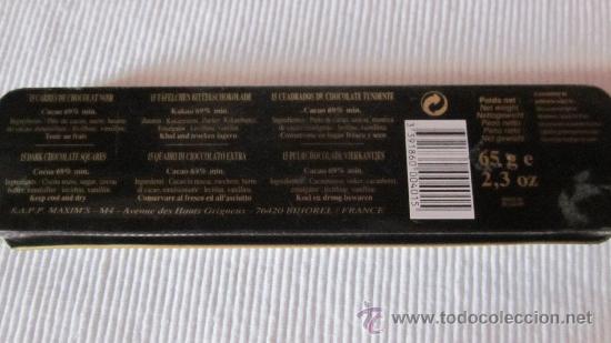 Cajas y cajitas met&aacute;licas: Caja de chocolates Maxims - Foto 2