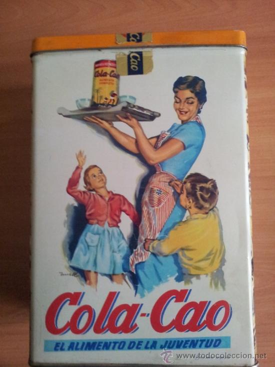 Cajas y cajitas met&aacute;licas: CAJA METALICA DE COLA-CAO ANTIGUA