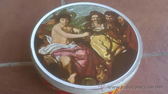 Cajas y cajitas met&aacute;licas: CAJA LATA LITOGRAFIADA TORTAS IMPERIALES SILVENT PLA- JIJONA