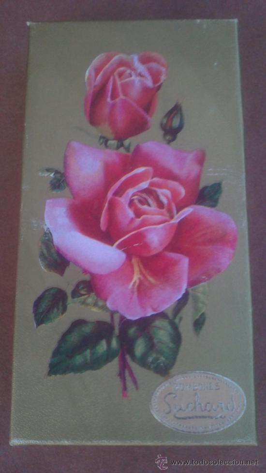 Cajas y cajitas met&aacute;licas: BOMBONES SUCHARD CAJA DE CARTON.17,5X9CM