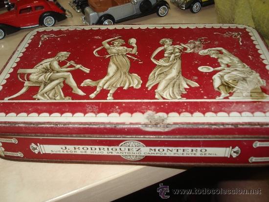 Cajas y cajitas met&aacute;licas: Caja lata litografiada Dulce de Membrillo Rodriguez Montero.