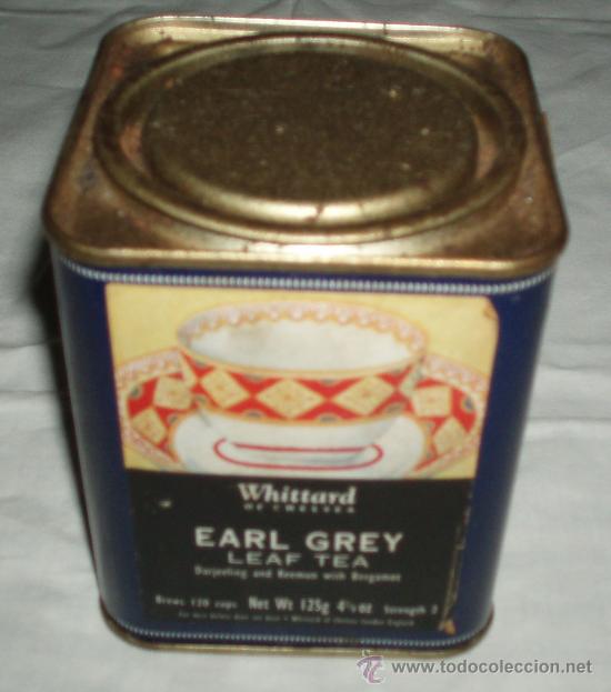 Bo&icirc;tes et petites bo&icirc;tes m&eacute;talliques: caja metalica de tea Earl Grey