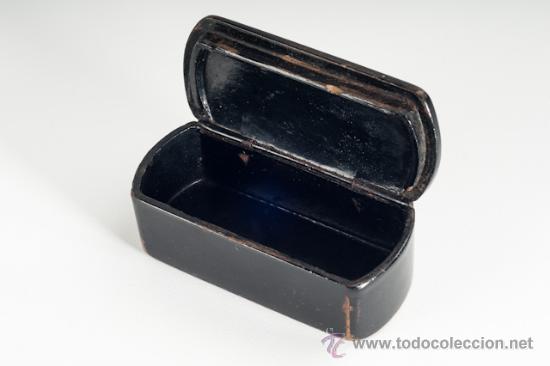 Cajas y cajitas met&aacute;licas: CAJA RAPE EN PAPER MACHE CON DECORACION - Foto 2