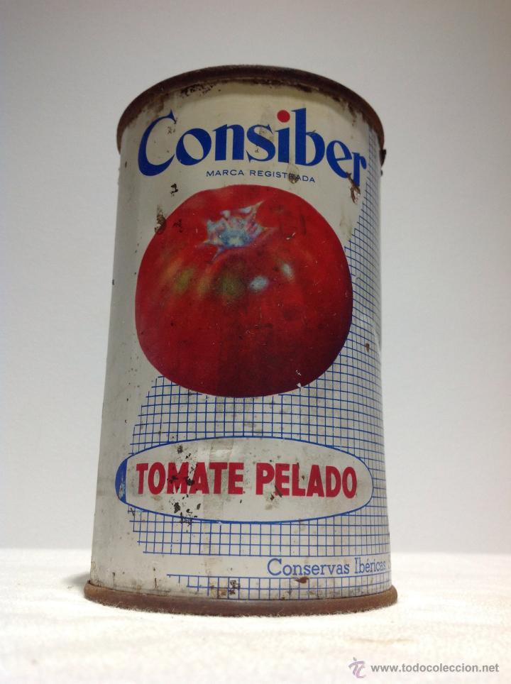 Blechdosen und Kisten: ANTIGUA LATA DE TOMATE EN CONSERVA CONSIBER DON BENITO-BADAJOZ
