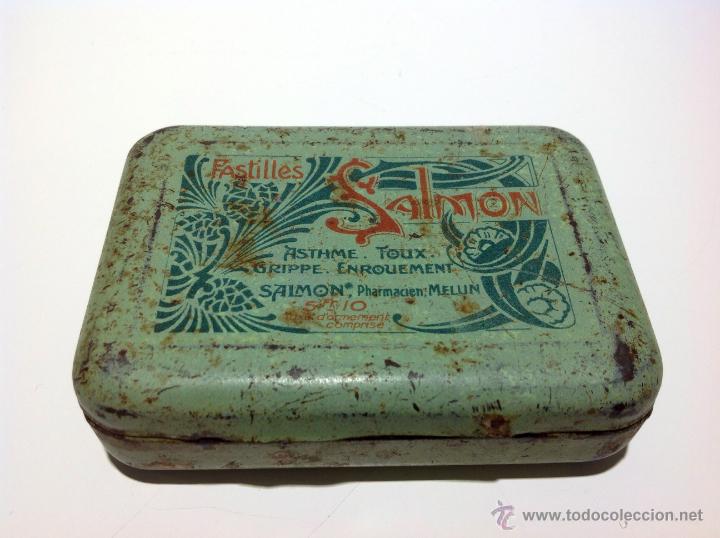 Blechdosen und Kisten: ANTIGUA LATA PASTILLES SALM&Oacute;N.FRANCIA